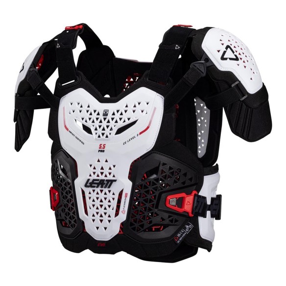 Pettorina Mx Leatt Chest Protector 5.5 Pro Evo, leggera e ventilata, in vendita da Canella Moto