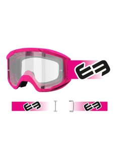 Maschera fuoristrada  Ethen OTG06 Basic - Fucsia da Canella Moto