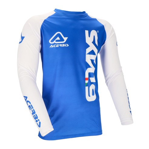 Maglia per il fuoristrada Acerbis Mx Linear 6 Days - maglia - Blue/White in vendita da Canella
