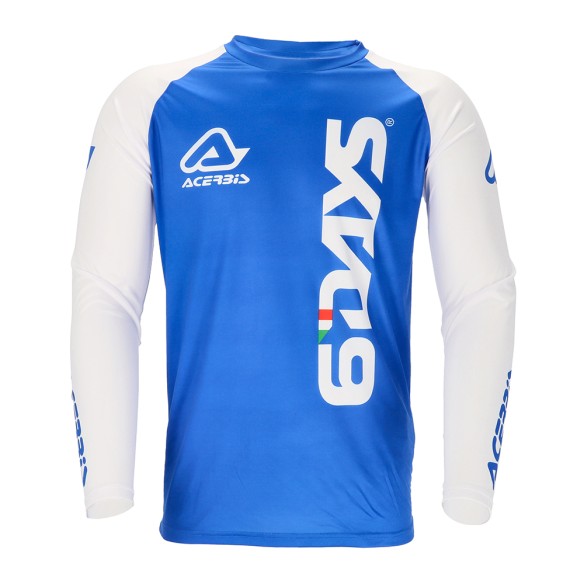 Maglia per il fuoristrada Acerbis Mx Linear 6 Days - maglia - Blue/White in vendita da Canella