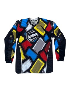 Maglia Motocross Shift Faction Happy | Blu Gialla MX