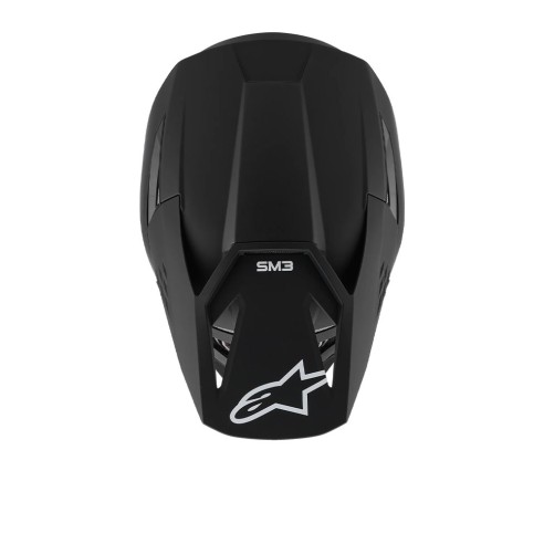 Casco integrale Alpinestars S-M3 nero opaco. Design sportivo, calotta leggera, comfort elevato. Omologato ECE 22.06.