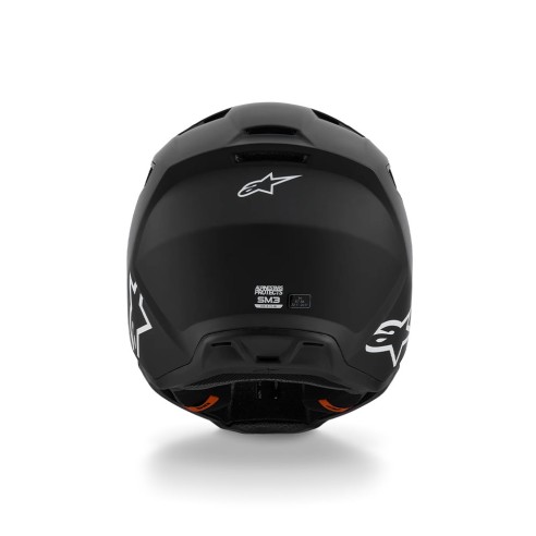 Casco integrale Alpinestars S-M3 nero opaco. Design sportivo, calotta leggera, comfort elevato. Omologato ECE 22.06.