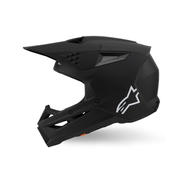 Casco integrale Alpinestars S-M3 nero opaco. Design sportivo, calotta leggera, comfort elevato. Omologato ECE 22.06.