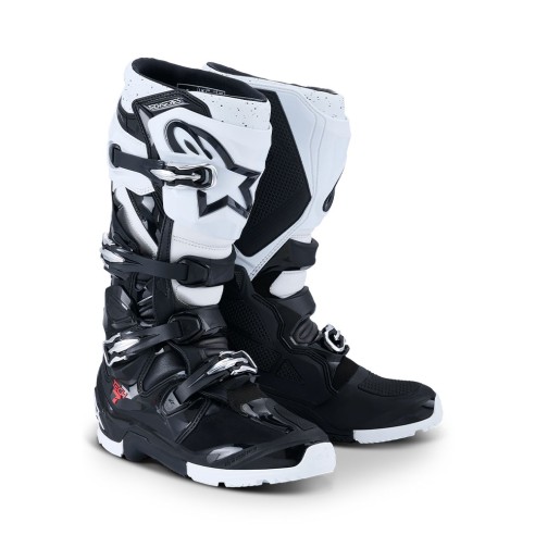 Alpinestars Tech 7 Enduro  Stivali MX Black/White da Canellamoto