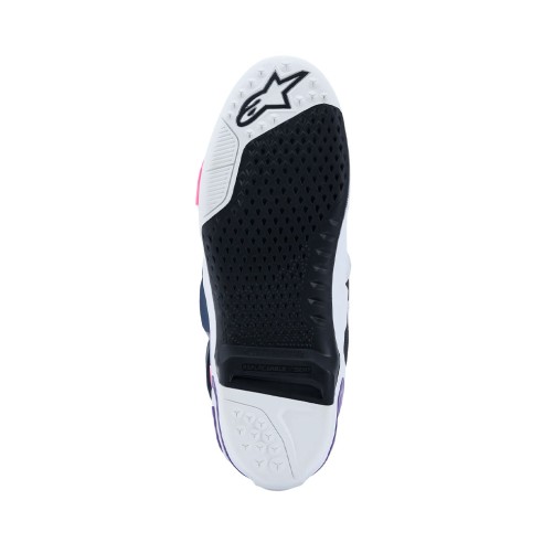 Alpinestars Tech 10 Wht/Vt/Nybl/Pkfl | Stivali MX Pro