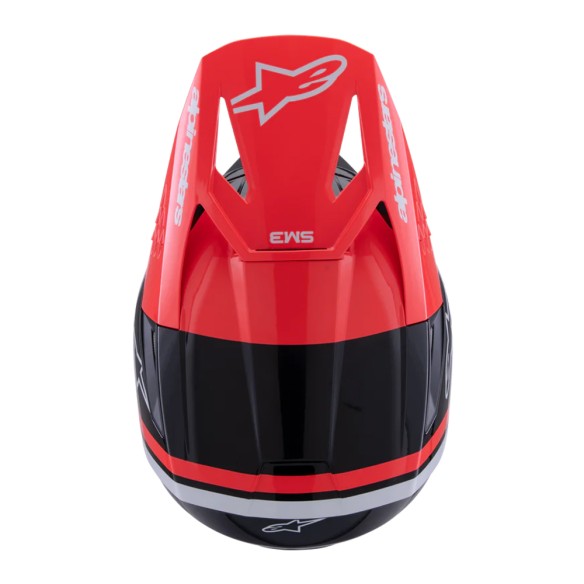 Casco integrale Alpinestars S-M3 Radium. Design sportivo, calotta leggera, comfort elevato. Omologato ECE 22.06.