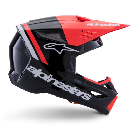 Casco integrale Alpinestars S-M3 Radium. Design sportivo, calotta leggera, comfort elevato. Omologato ECE 22.06.