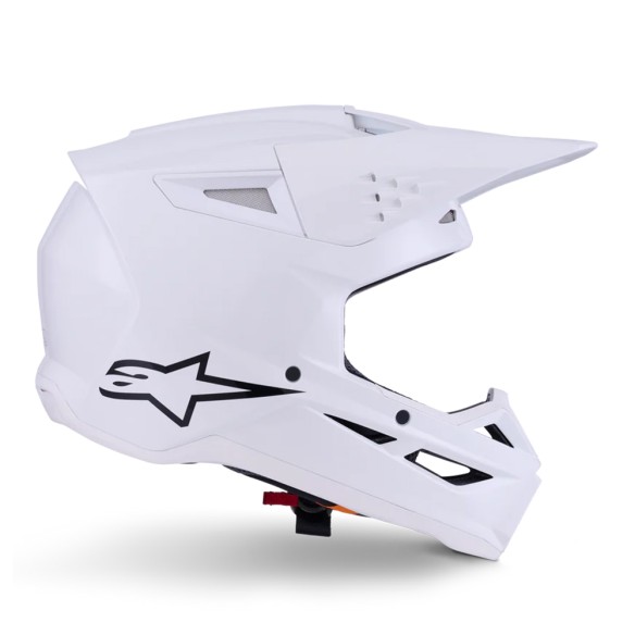 Casco integrale Alpinestars S-M3 White. Design sportivo, calotta leggera, comfort elevato. Omologato ECE 22.06.