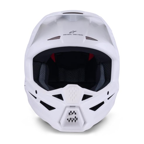 Casco integrale Alpinestars S-M3 White. Design sportivo, calotta leggera, comfort elevato. Omologato ECE 22.06.