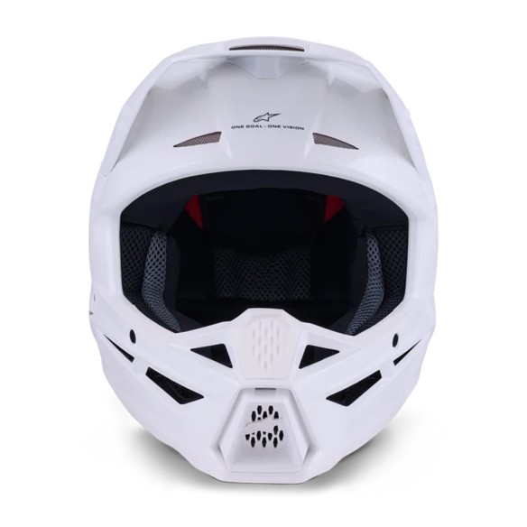 Casco integrale Alpinestars S-M3 White. Design sportivo, calotta leggera, comfort elevato. Omologato ECE 22.06.