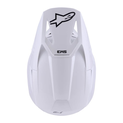 Casco integrale Alpinestars S-M3 White. Design sportivo, calotta leggera, comfort elevato. Omologato ECE 22.06.
