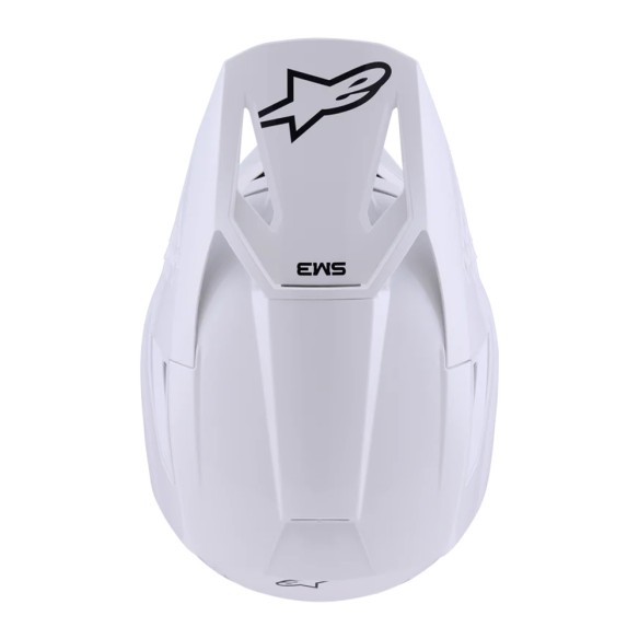 Casco integrale Alpinestars S-M3 White. Design sportivo, calotta leggera, comfort elevato. Omologato ECE 22.06.