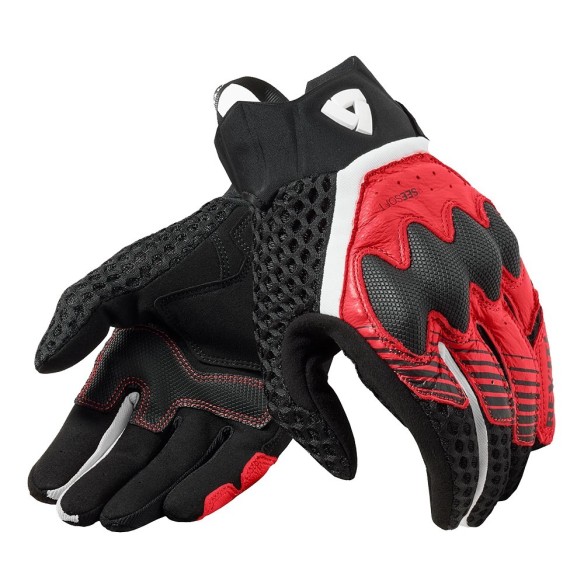 Guanto Estivo Rev'It Veloz Lady - Black/Red in vendita da Canella