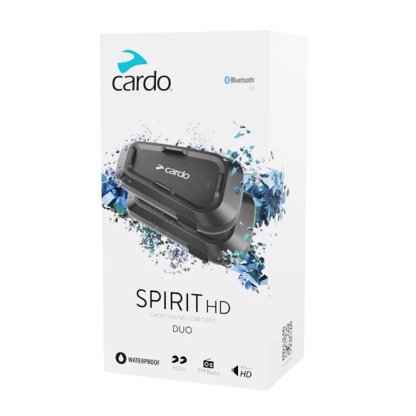 Interfono Cardo Spirit HD Duo Pack, in vendita da Canella Moto