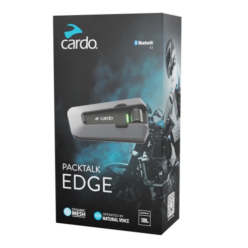 Interfono Cardo Packtalk Edge - Single Pack in vendita da Canella Moto