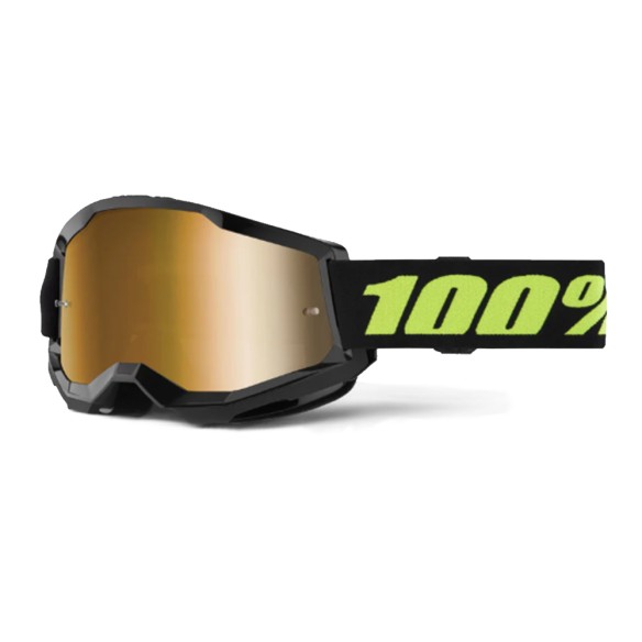 Maschera cross 100% Strata 2 specchiata da Canella Motoabbigliamento