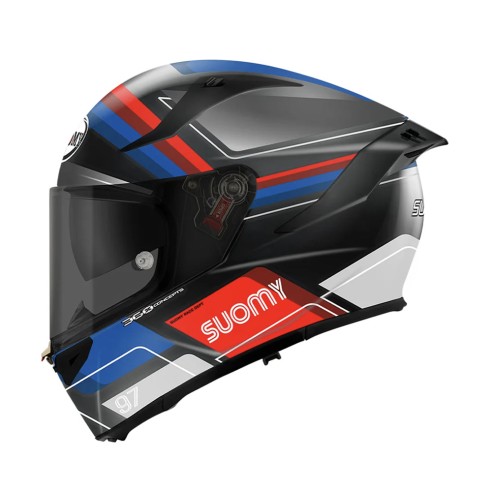 Casco Suomy Speedstar 2 Vantage – Matt Black/Blue | Canella Moto