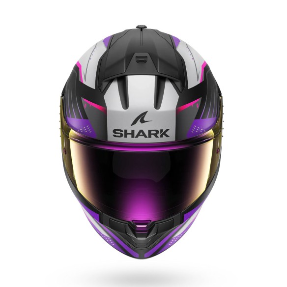 Casco Shark Ridill 2 Bersek Matt Blk/Violet/Violet da Canella