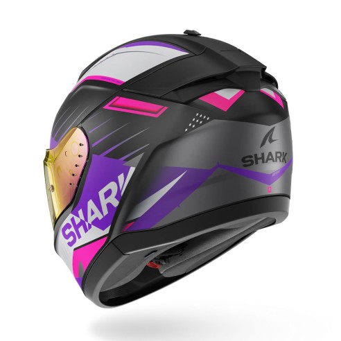 Casco Shark Ridill 2 Bersek Matt Blk/Violet/Violet da Canella