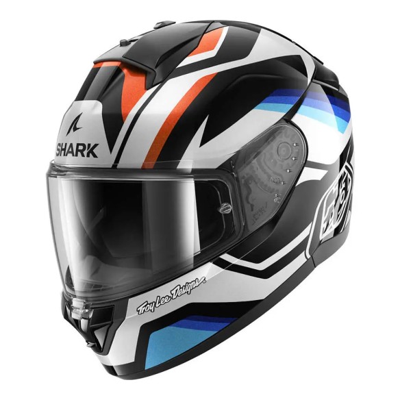 Casco Shark Ridill 2 Apex - Black/White/Blue in vendita da Canella Moto