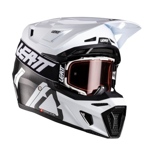 Leatt Moto 9.5 Kit Carbon/White | Canella Moto