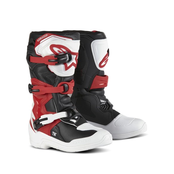 Alpinestars Tech 3S Kids Boots White/Black/Red | Canella Moto