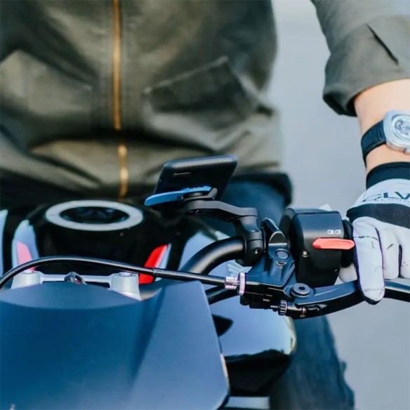 Supporto manubrio moto Quad Lock – Fissaggio sicuro smartphone