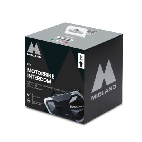 Midland BTR1 Intercom Single Pack | Canellamoto