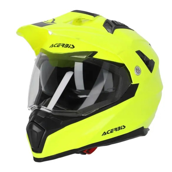 Casco Acerbis Flip 2206 Giallo in vendita da Canella Motoabbigliamento