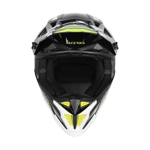 Casco Mx Acerbis T711 - Black/White in vendita da Canella Moto