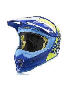 Acerbis Profile 4.0 – Casco Cross Enduro Blu/Fluo Yellow | Canella Moto