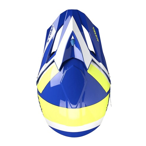 Acerbis Profile 4.0 – Casco Cross Enduro Blu/Fluo Yellow | Canella Moto