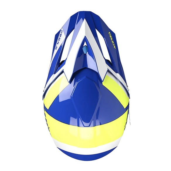 Acerbis Profile 4.0 – Casco Cross Enduro Blu/Fluo Yellow | Canella Moto