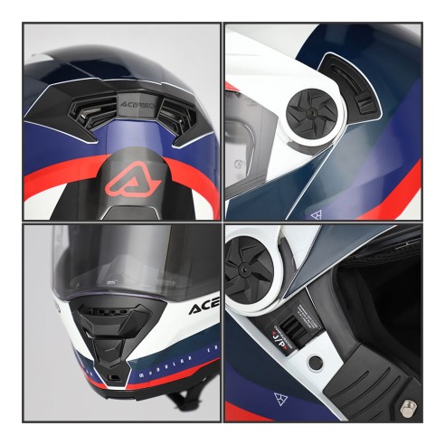 Casco modulare Acerbis Rider P/J ECE 22-06 | Canella Moto