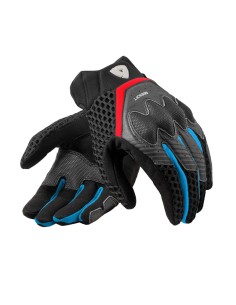 Guanto Estivo Rev'It Veloz - Black/Red in vendita da Canella