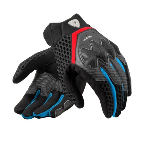 Guanto Estivo Rev'It Veloz - Black/Red in vendita da Canella