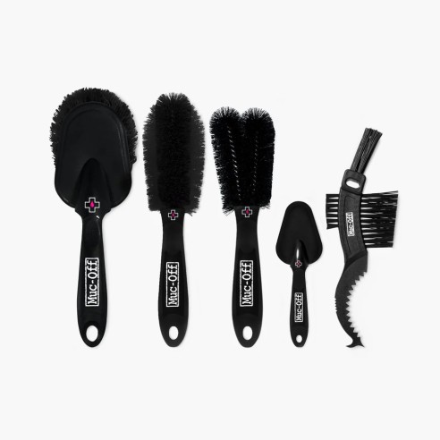 MUC-OFF Kit 5 Spazzole/Brushes - In promo da CanellaMOTO