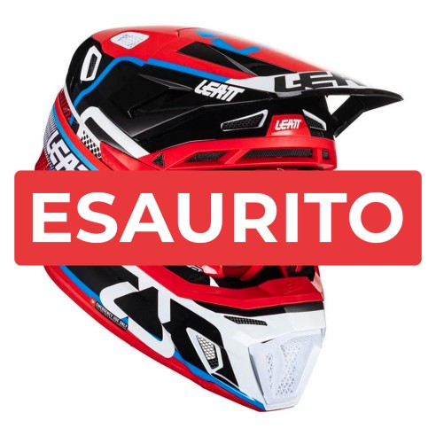 Casco Fuoristrada Leatt Kit Moto 8.5 V24 - Red in vendita da Canella Motoabbigliamento