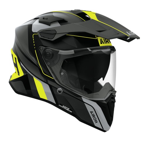 Casco Airoh Commander 2 Skip Yellow Matt – Adventure & Touring | CanellaMoto.it