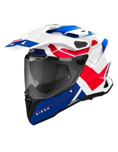 Casco Airoh Commander 2 Reveal Blue/Red Gloss – Adventure & Touring | CanellaMoto.it