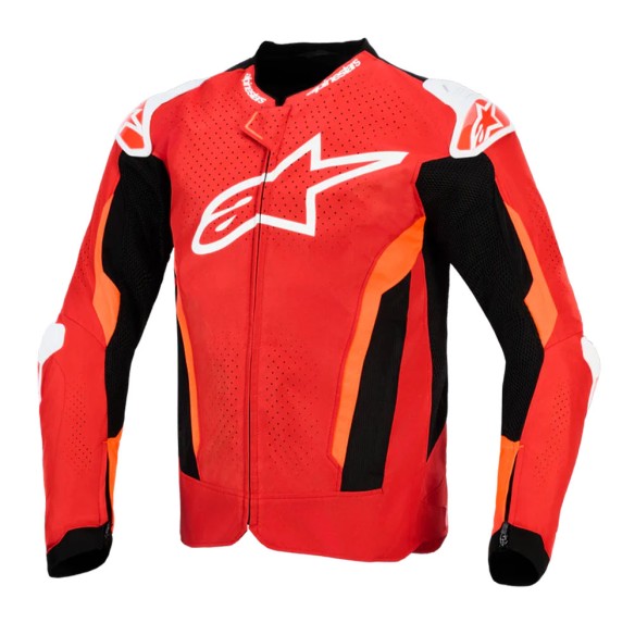 Giacca Moto Alpinestars T-GP Air Jacket – Mesh Ventilata Red Fluo | CanellaMoto.it