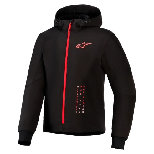 Felpa Alpinestars Radium Tech Hoodie Black/Red – Lifestyle Moto | CanellaMoto.it