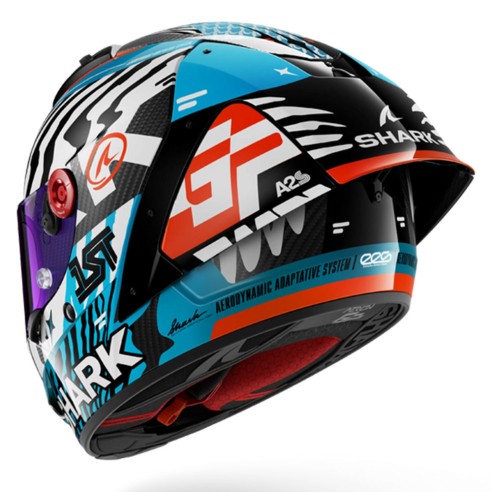 Casco Shark Aeron GP FIM 2 Speed-Fancy – Racing Carbon | CanellaMoto.it