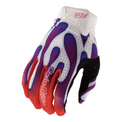Guanti Motocross Troy Lee Designs Overspray White Violet