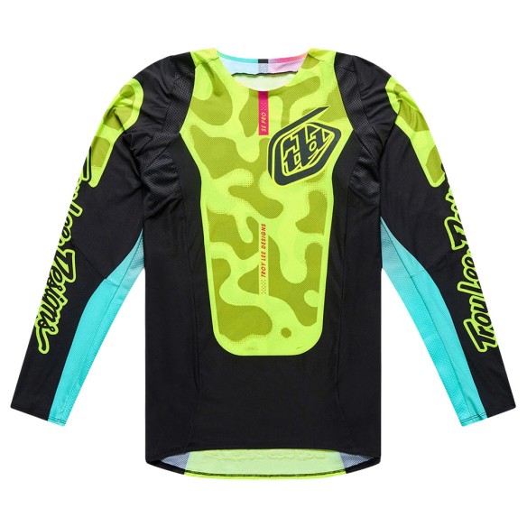 Troy Lee Designs SE Pro Myth Black Flo Yellow | CanellaMoto