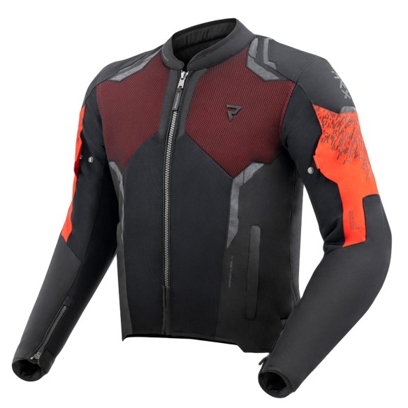 Giacca Moto Rebelhorn Jax Tessuto Impermeabile CE Livello 2