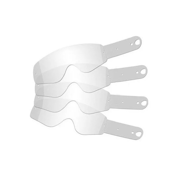 Tear-off Shot Rocket Kid 2.0 (10 pezzi), progettati per offrire visione sempre pulita e protezione della lente durante la guida