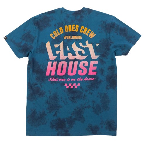 T-Shirt Fasthouse Cold Ones Indigo Crystal Wash