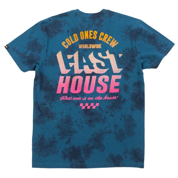 T-Shirt Fasthouse Cold Ones Indigo Crystal Wash
